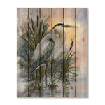 First Light Heron by Bartholet DaydreamHQ Fine Art on Wood 32x42