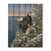Horned Puffins by Bartholet DaydreamHQ Fine Art on Wood 32x42