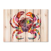 Rainbow Crab by Bartholet DaydreamHQ Fine Art on Wood 33x24