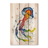 Rainbow Jellyfish by Bartholet DaydreamHQ Fine Art on Wood 16x24