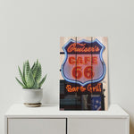 Cafe 66 - Photography on Wood DaydreamHQ Photography on Wood