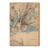 New York City, New York Map from 1899 DaydreamHQ Grand Wood Wall Art 18x24