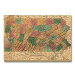 Pennsylvania Map from 1829 DaydreamHQ Grand Wood Wall Art 24x18