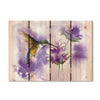 Two Purple Flowers by Henning DaydreamHQ Fine Art on Wood 22x16