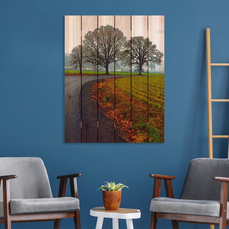 Country Road - Photography on Wood DaydreamHQ Photography on Wood 32x42