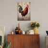 Colorful Rooster - Photography on Wood DaydreamHQ Photography on Wood