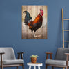 Colorful Rooster - Photography on Wood DaydreamHQ Photography on Wood