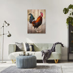 Colorful Rooster - Photography on Wood DaydreamHQ Photography on Wood 28x36