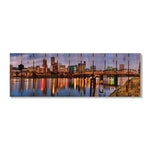 City Skyline - Photography on Wood DaydreamHQ Photography on Wood 60x20