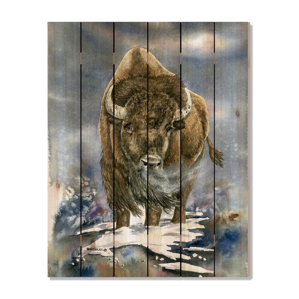 American Buffalo by Bartholet DaydreamHQ Fine Art on Wood 32x42