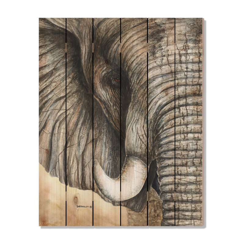 African Elephant by Bartholet DaydreamHQ Fine Art on Wood 32x42
