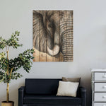 African Elephant by Bartholet DaydreamHQ Fine Art on Wood