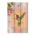 Anna Hummingbird by Bartholet DaydreamHQ Fine Art on Wood 16x24