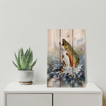 Brook Trout by Bartholet DaydreamHQ Fine Art on Wood