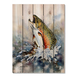 Brook Trout by Bartholet DaydreamHQ Fine Art on Wood 28x36