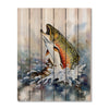 Brook Trout by Bartholet DaydreamHQ Fine Art on Wood 32x42