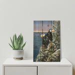 Horned Puffins by Bartholet DaydreamHQ Fine Art on Wood