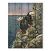 Horned Puffins by Bartholet DaydreamHQ Fine Art on Wood 28x36