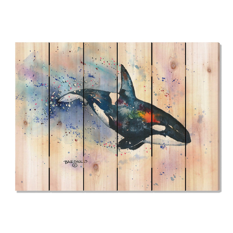 Orca by Bartholet DaydreamHQ Fine Art on Wood 33x24