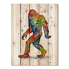 Rainbow Sasquatch by Bartholet DaydreamHQ Fine Art on Wood 28x36