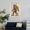 Rainbow Sasquatch by Bartholet DaydreamHQ Fine Art on Wood