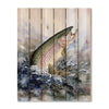 Rainbow Trout by Bartholet DaydreamHQ Fine Art on Wood 32x42