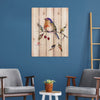 Birds & Berries by Crouser DaydreamHQ Fine Art on Wood