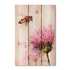 Bee & Clover by Crouser DaydreamHQ Fine Art on Wood 16x24