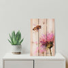 Bee & Clover by Crouser DaydreamHQ Fine Art on Wood