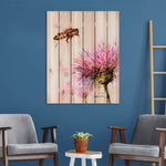 Bee & Clover by Crouser DaydreamHQ Fine Art on Wood