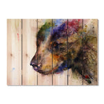 Black Bear by Crouser DaydreamHQ Fine Art on Wood 33x24