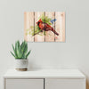 Colorful Cardinal by Crouser DaydreamHQ Fine Art on Wood