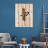 Chickadee & Cattail by Crouser DaydreamHQ Fine Art on Wood
