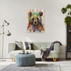 Colorful Bear by Crouser DaydreamHQ Fine Art on Wood