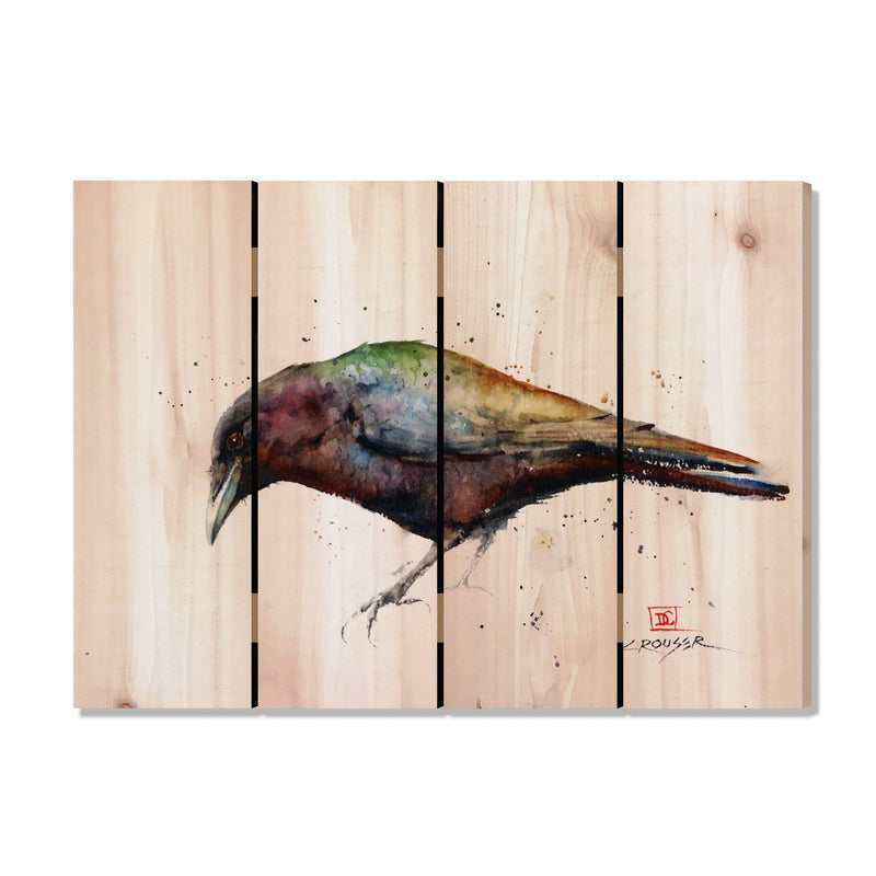 Raven by Crouser DaydreamHQ Fine Art on Wood 22x16