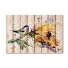 Chickadee & Sunflower by Crouser DaydreamHQ Fine Art on Wood 44x30