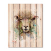 Colorful Sheep by Crouser DaydreamHQ Fine Art on Wood 32x42
