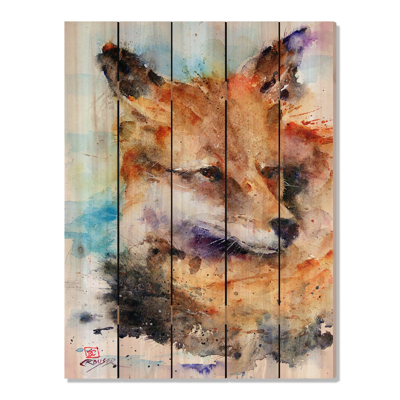 Fox by Crouser DaydreamHQ Fine Art on Wood 28x36