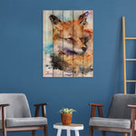 Fox by Crouser DaydreamHQ Fine Art on Wood 28x36