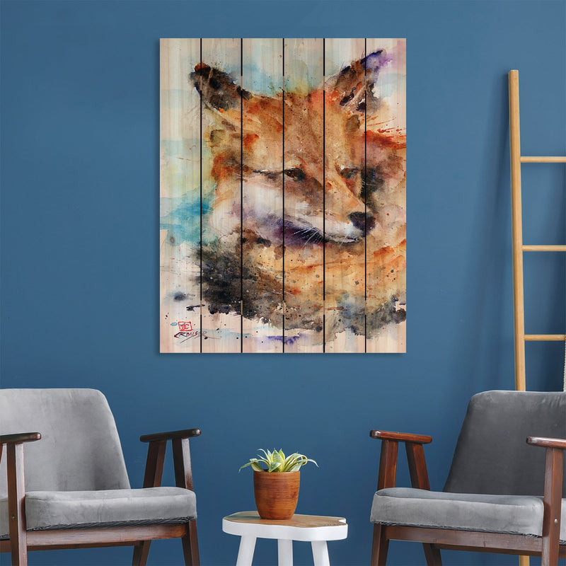 Fox by Crouser DaydreamHQ Fine Art on Wood