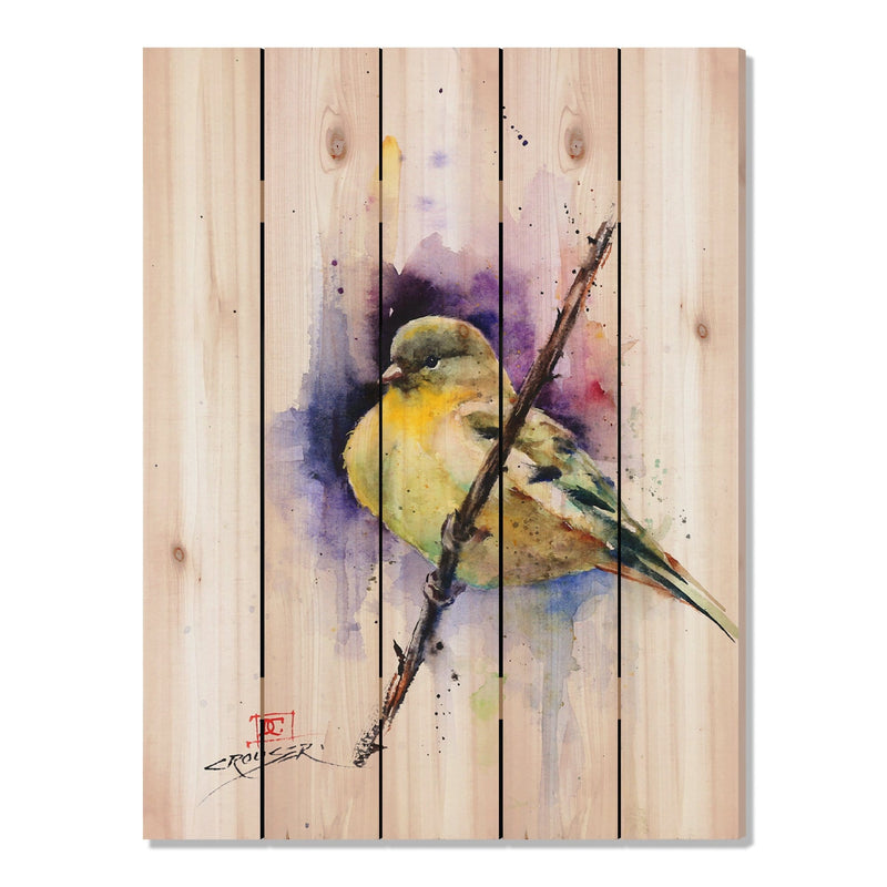 Goldfinch by Crouser DaydreamHQ Fine Art on Wood 28x36