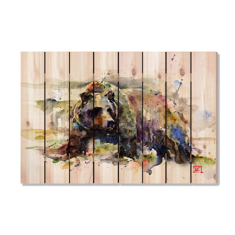 Grizzly by Crouser DaydreamHQ Fine Art on Wood 44x30