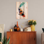 Koi by Crouser DaydreamHQ Fine Art on Wood 16x24