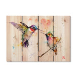 Love Birds by Crouser DaydreamHQ Fine Art on Wood 22x16