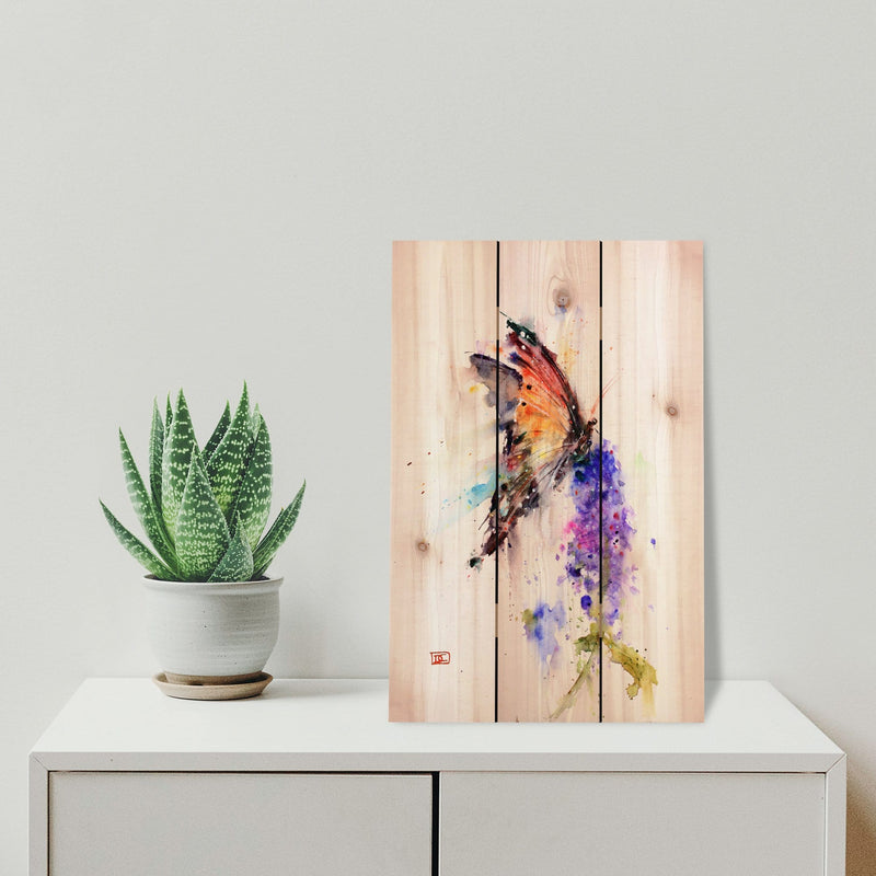 Monarch Butterfly by Crouser DaydreamHQ Fine Art on Wood