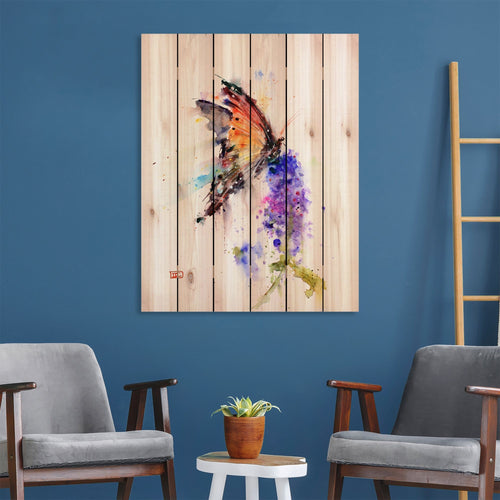 Monarch Butterfly by Crouser DaydreamHQ Fine Art on Wood 32x42