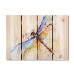 Pond Dragonfly by Crouser DaydreamHQ Fine Art on Wood 22x16