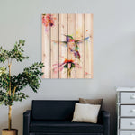 Pee Wee Hummingbird by Crouser DaydreamHQ Fine Art on Wood