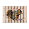 Colorful Squirrel by Crouser DaydreamHQ Fine Art on Wood 44x30