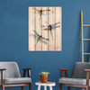 Three Dragonflies by Crouser DaydreamHQ Fine Art on Wood 28x36